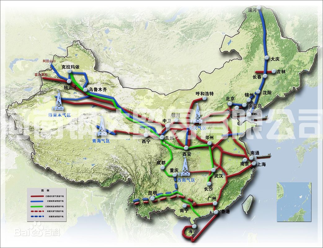 “西气东输”管道工程(图1)